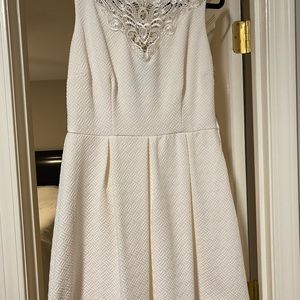 White cocktail dress